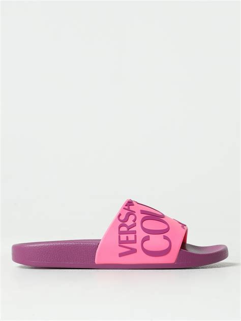 versace jeans couture slides pink|Versace Jeans Couture outlet usa.